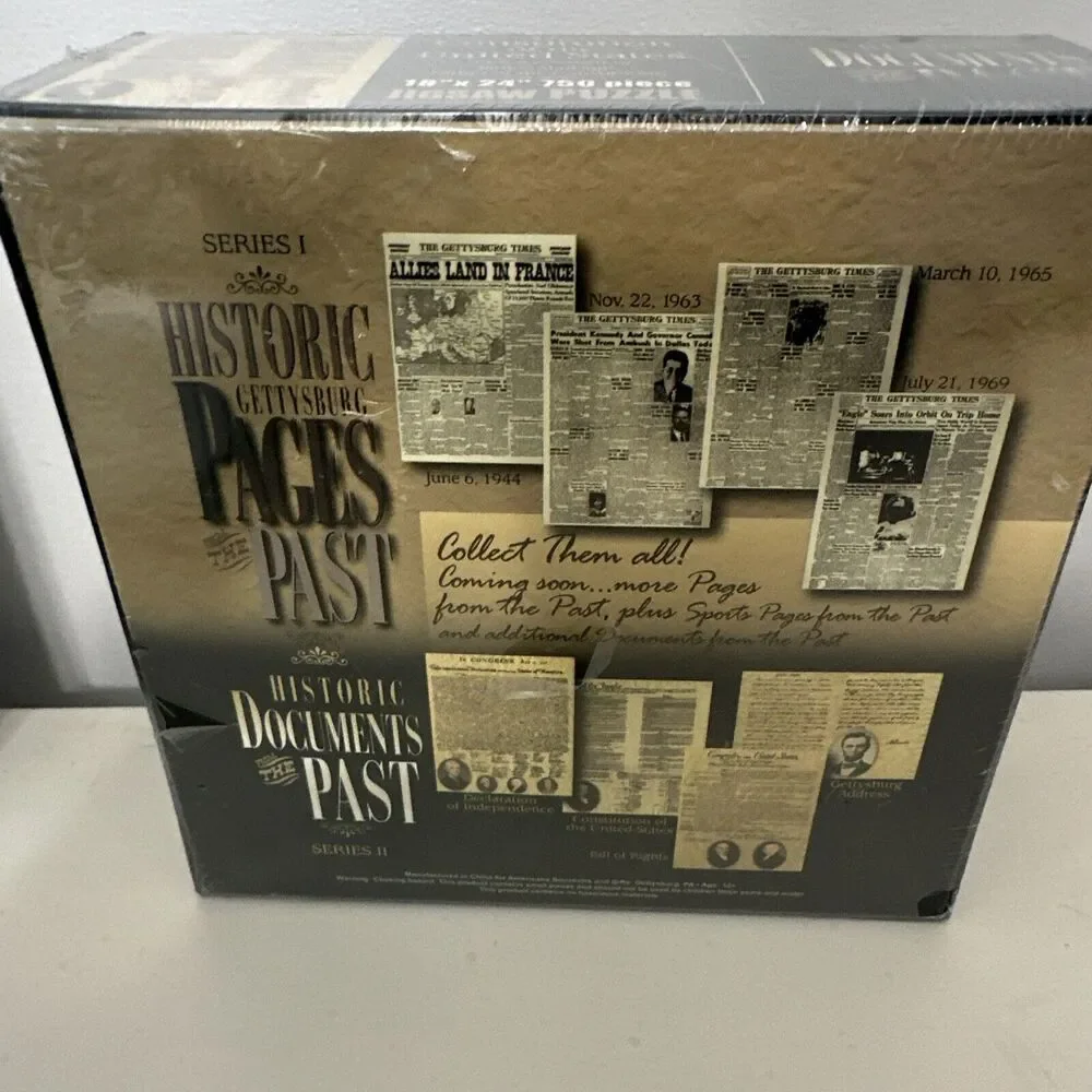 Historic Documents of the Past Puzzle The Constitution of United States NEW